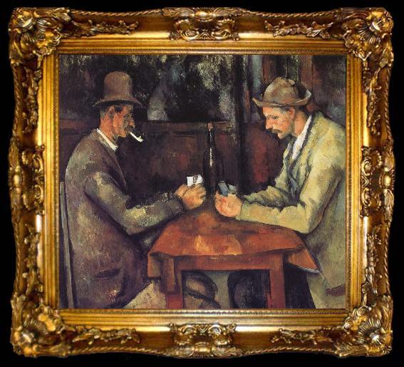 framed  Paul Cezanne cards were, ta009-2
